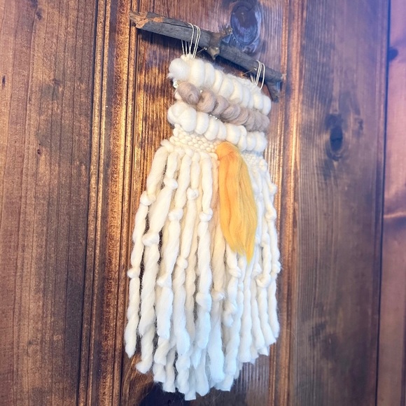 ✨ Original Fiber Arts Weave Wall Art ✨ Spell Boho Style Weaving ✨ - Picture 5 of 5